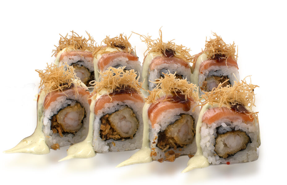 Chrispy Τempura Salmon roll